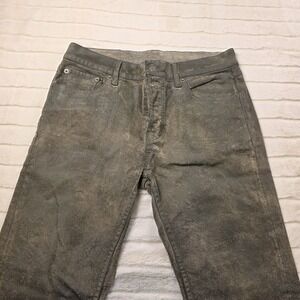 Ralph Lauren Purple Label 750 Straight Ankle Jeans Womens 30* Flocked Gray $890